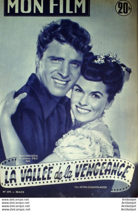 La Vallee De La Vengeance Burt Lancaster Joanne Drusally Forrest