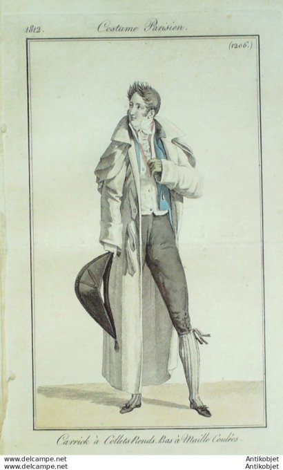 Les Modes parisiennes 1858 n°803 Robes en tissu et mantelet châle