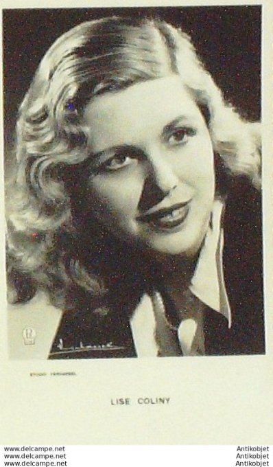 Coliny Lise (photo de presse) 1940