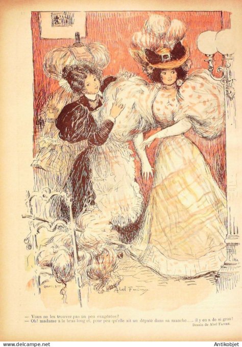 Le Rire 1895-10-12 #  49 Journal humoristique Ed.Originale Ma Normandie