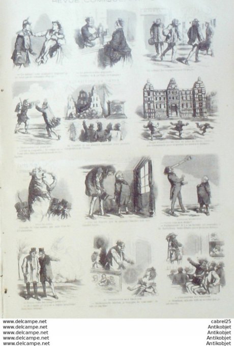 Le Monde illustré 1873 n°834 Suisse Genève Carrouge Lausanne Italie Bordighera Satory (78) Belfort (