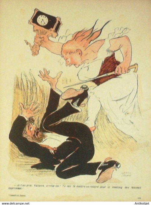 L'Assiette au beurre 1908 n°375 Quand les femmes voteront Grandjouan