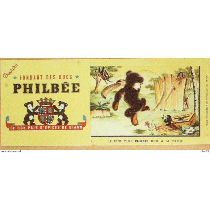 Buvard PHILBEE Biscuiterie