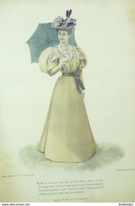 La Mode pratique 1896 # 23 Robes en lainage