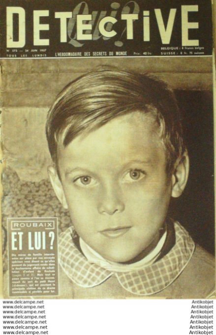 Détective 1957 # 573 Bessèges Lanfroicourt Choisy St-Martin