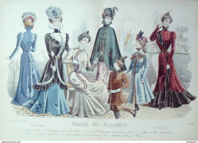 Journal de Demoiselles 1898 # 5181 (Maison Thirion) Gd format