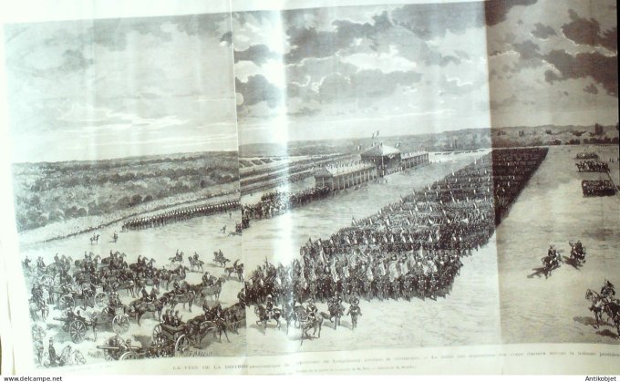 Le Monde illustré 1880 n°1216 Drapeaux français Armé Française La Bastille