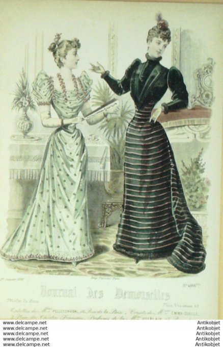 Journal de Demoiselles 1892 # 4866b (Maison Pelletier-Vidal)