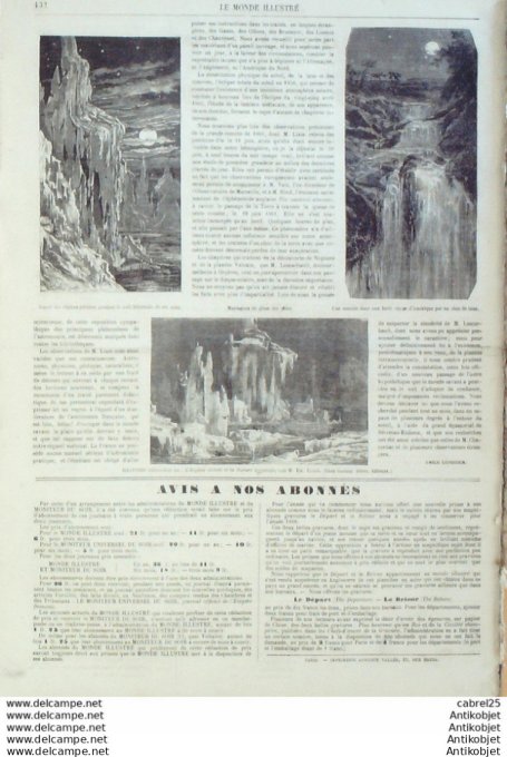 Le Monde illustré 1865 n°455 Espagne Madrid Brésil Rio De Janeiro Angleterre Kensington Sénégal Maka