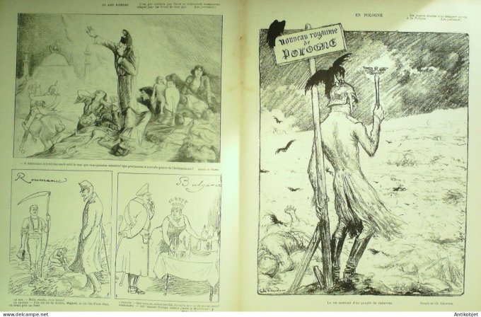 Le Rire Rouge 1915-08-28 #  41 Journal humoristique Ed.Originale Pologne