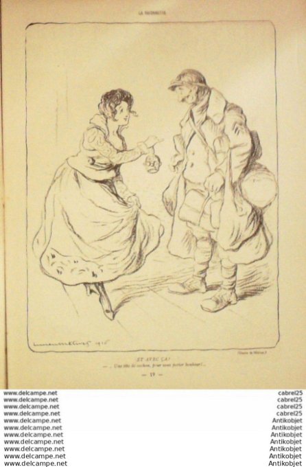 La Baionnette 1917 # 080 (Fetiches Et Mascottes) Fleurac Icart Fabiano Lorenzi Nam