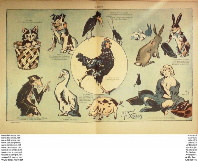 La Baionnette 1917 # 080 (Fetiches Et Mascottes) Fleurac Icart Fabiano Lorenzi Nam