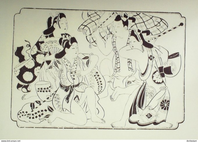 Estampe Japonaise scène érotique (Sugimura Jihei 1681-1703)