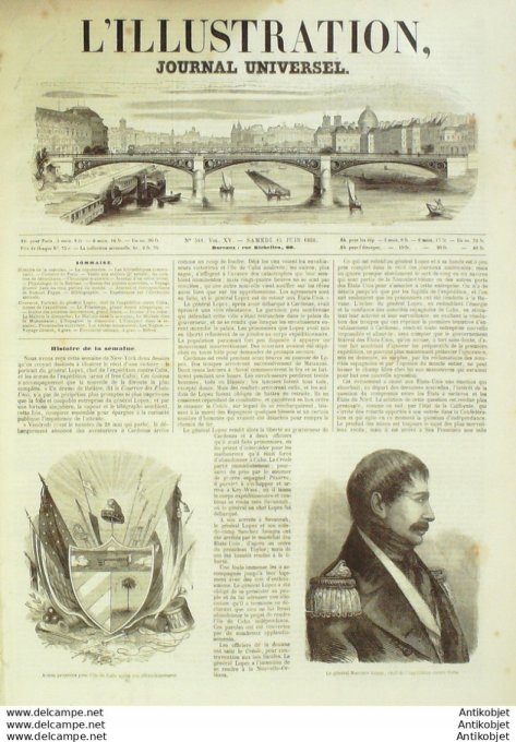 L'Illustration 1850 n°381 Chine FOU CHOU FOU Algérie COLEAH SISI El RAFIMAN Russie KAZAN Tartares