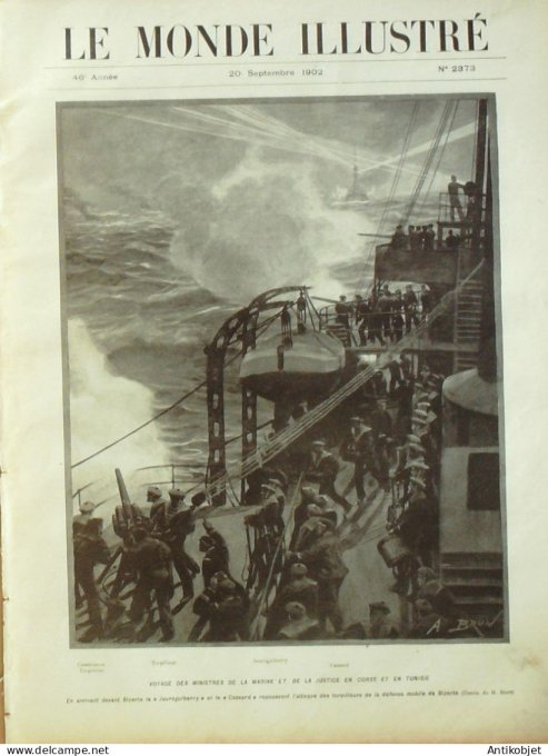 Le Monde illustré 1902 n°2373 Montfort-L'Amaury (78) Agen (47) Irlande Longhglyun Comte de la Vaulx