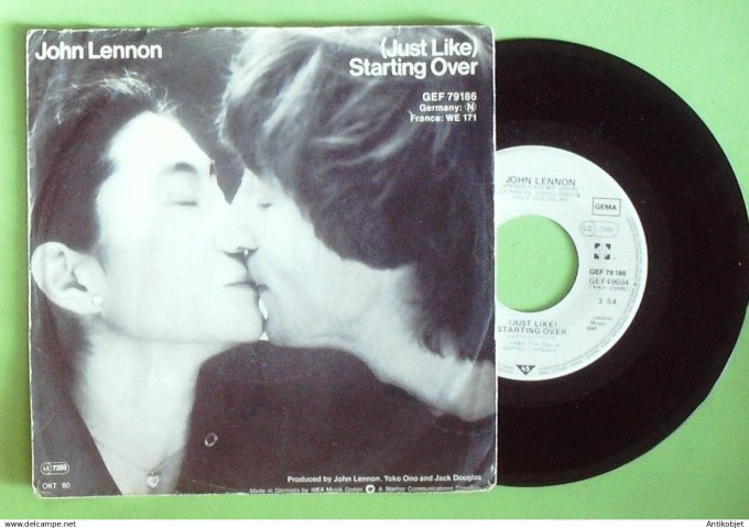 Lennon John 45T SP Starting over 1980