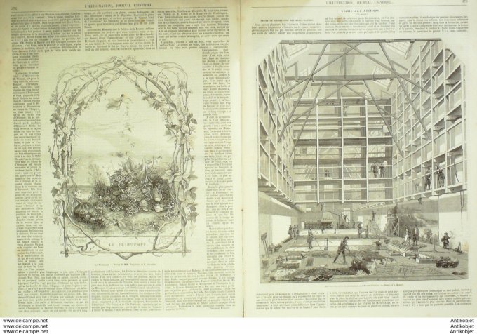 L'Illustration 1850 n°381 Chine FOU CHOU FOU Algérie COLEAH SISI El RAFIMAN Russie KAZAN Tartares