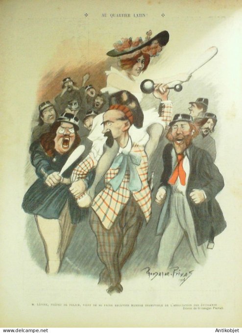 Le Rire 1905-04- 8 # 114 Journal humoristique Ed.Originale Nuit de noces