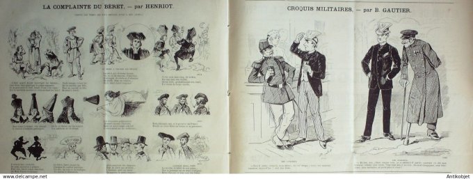 Le Journal Amusant 1889 # 1696 Vaudeville Marquise V Sardou par Stop