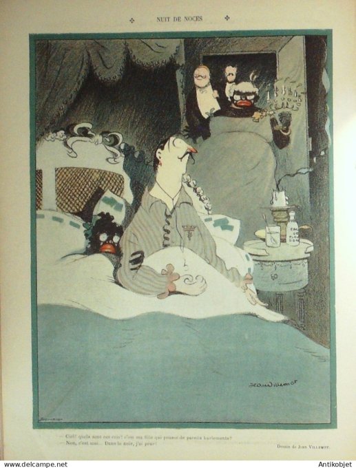 Le Rire 1905-04- 8 # 114 Journal humoristique Ed.Originale Nuit de noces