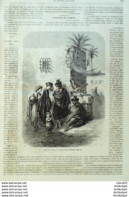 Le Monde illustré 1861 n°238 Grèce Athenes Théâtre Herode Atticus Koenigsberg (67) Espagne Orihuela