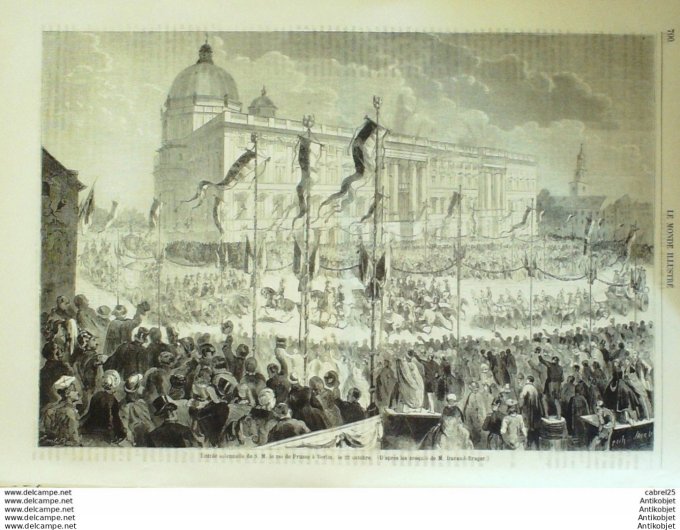 Le Monde illustré 1861 n°238 Grèce Athenes Théâtre Herode Atticus Koenigsberg (67) Espagne Orihuela