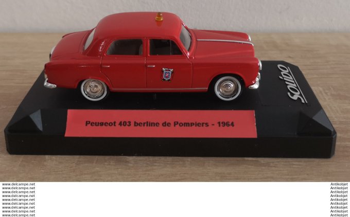 Peugeot 403 berline de Pompiers 1:43 1964