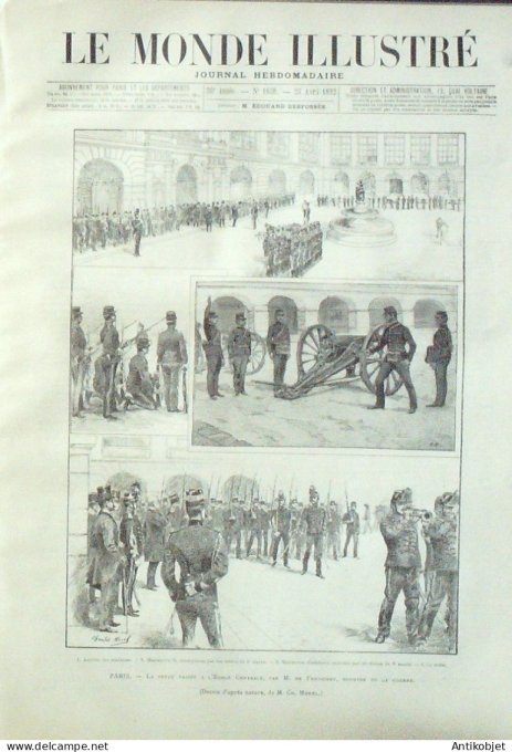 Le Monde illustré 1892 n°1830 Congo Loango Chine Tientsin Li Hung-Chang Dahomey Kotonou