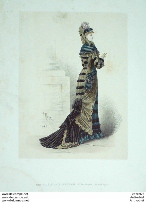 L'élégance parisienne 1876 # 748