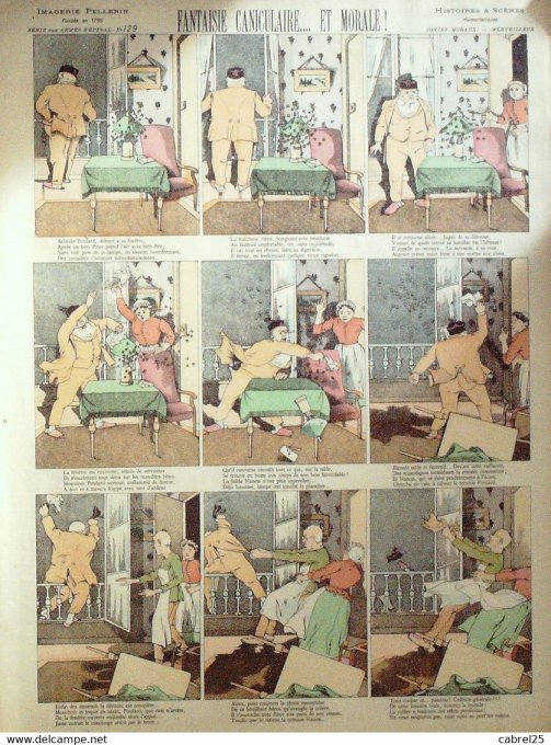 Fantaisie Caniculaire…Et Morale (Pellerin d'epinal)