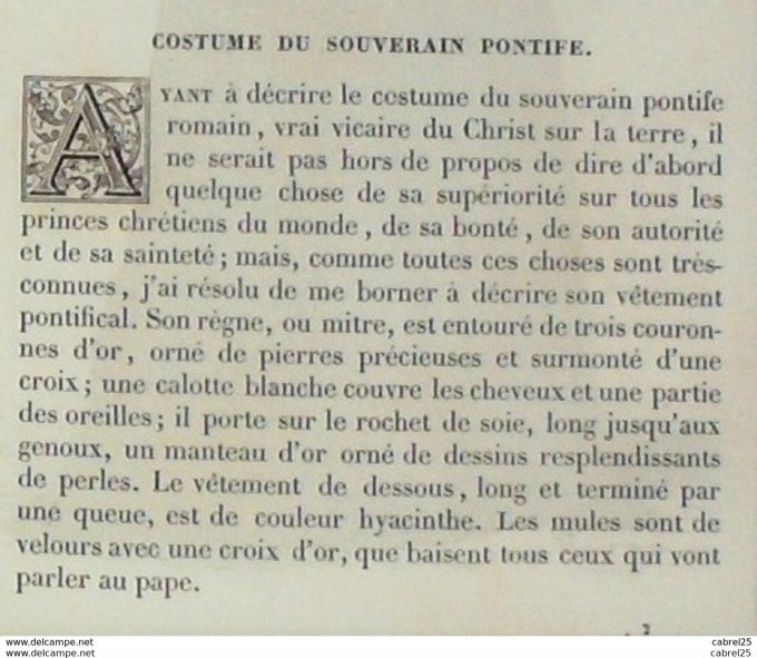 Italie ROME Souverain pontife romain 1859