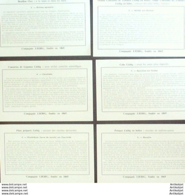 Chromo Liebig Sang 1729 Parasites marins (1960)