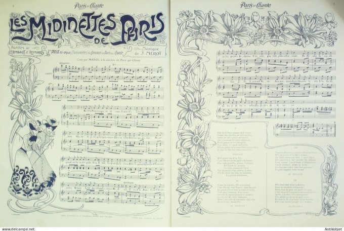 Paris qui chante 1903 #21 Myriel Suzanne Ellen Privas Eyreams