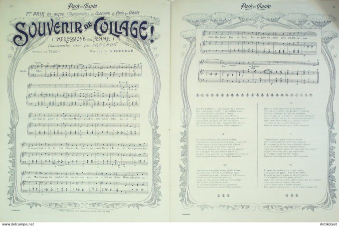 Paris qui chante 1903 #21 Myriel Suzanne Ellen Privas Eyreams
