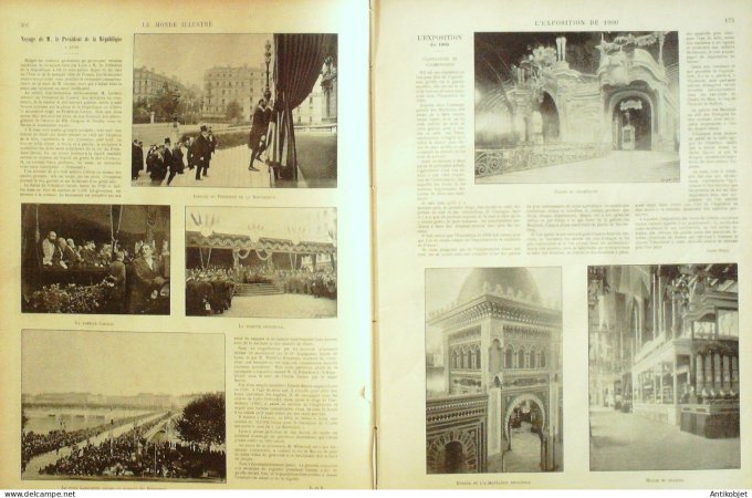 Le Monde illustré 1900 n°2276 Chine Pékin Takou Pei-Ho Tien-Tsin