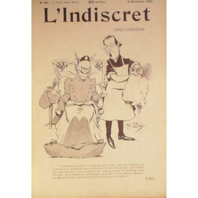 L'indiscret 1903 n° 98 BARN RADIGUET VIRIEZ BAC LAMI MORISS RASCID