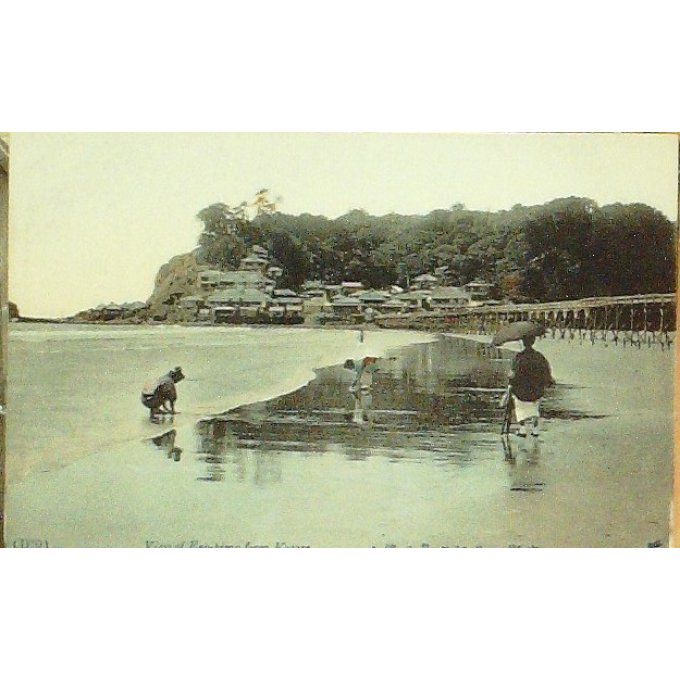 Cpa Japon Enoshima From Katane 1920