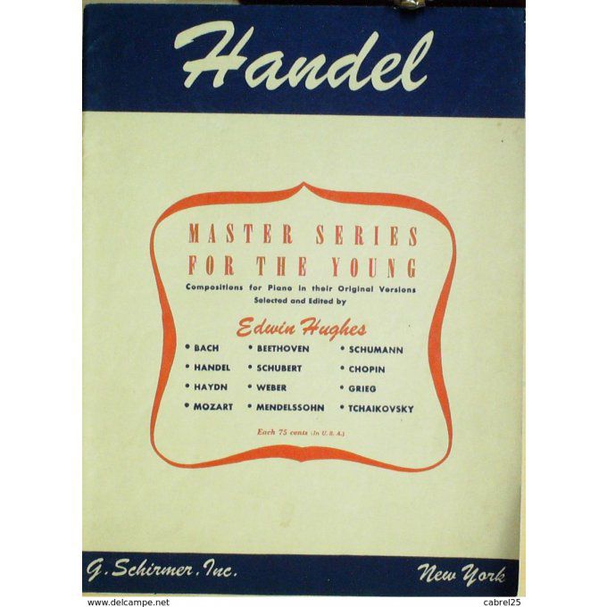 HANDEL GEORGE-PIANO-17 titres