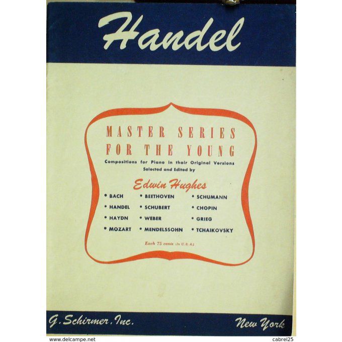 Handel George Piano 17 Titres