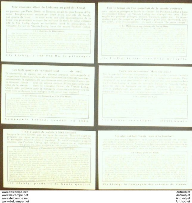 Chromo Liebig Sang 1273 Chateaux du Rhin (1933)