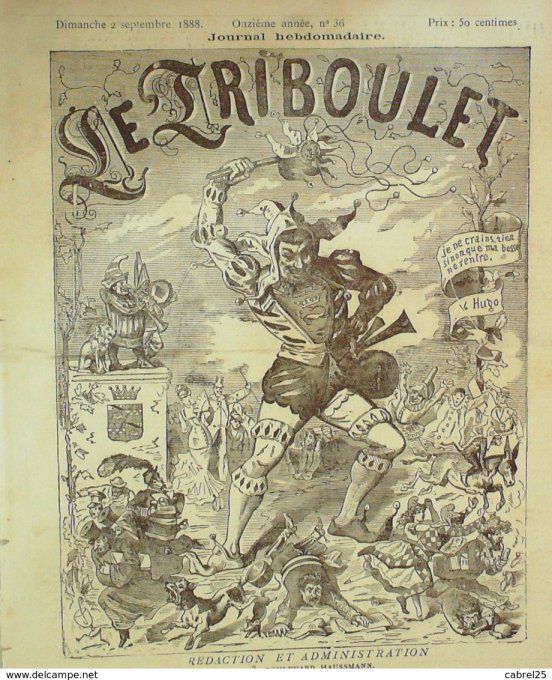 Le Triboulet 1888 n°36 BLASS ROLAND BARABANDY CHASSEZAC