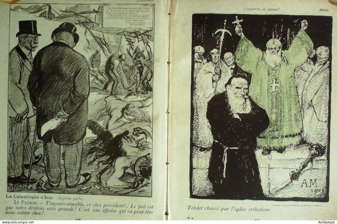 L'Assiette au beurre 1901 #  13 La catastrophe d'Issy Steinlein Barcet