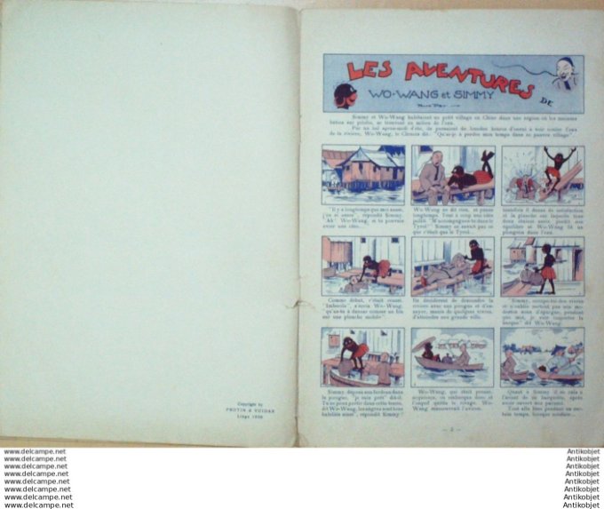 Wo-Wang & Jimmy les aventures (Piet-Protin & Vuidar) Eo 1936