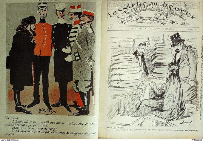 L'Assiette au beurre 1901 #  13 La catastrophe d'Issy Steinlein Barcet