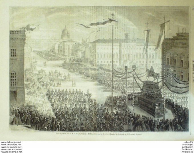 Le Monde illustré 1861 n°239 Italie Naples Florence Allemagne Berlin Marseille (13) Régates