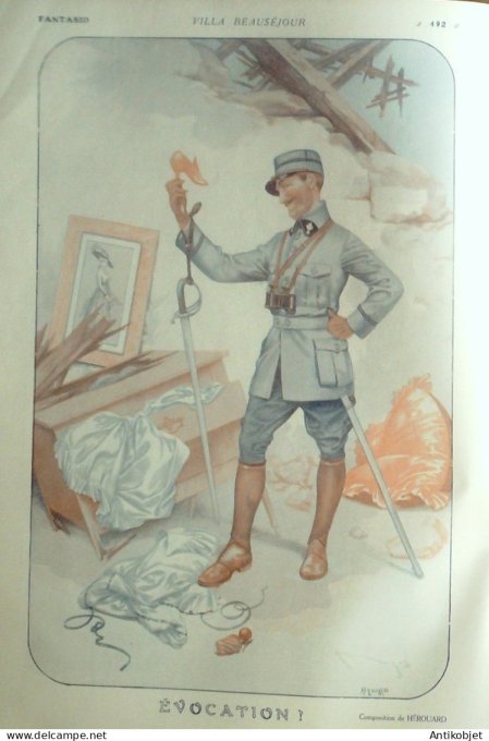 Fantasio 211 1915 Barbier Fournier Brisgand Herouard Delaw Halouze Hemard