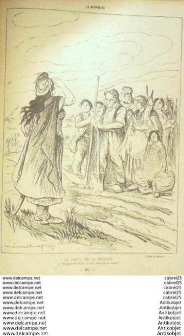 La Baionnette 1917 # 095 (Jeux De Cartes) Ordner Bofa Pallier Mars Trick  Kern Brunner