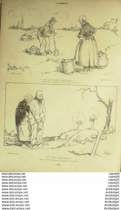 La Baionnette 1917 # 095 (Jeux De Cartes) Ordner Bofa Pallier Mars Trick  Kern Brunner