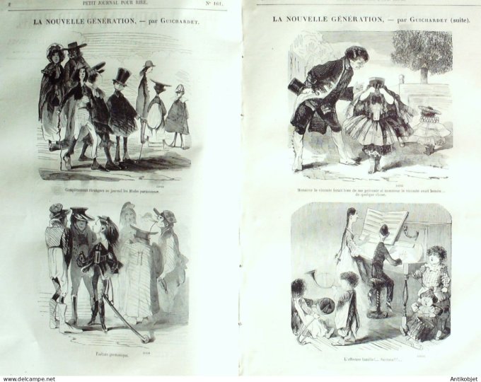 Petit journal pour Rire 1858 # 161 Les Concierges Randon