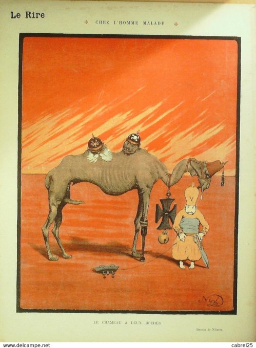 Le Rire Rouge 1915 n°  15 Willette Nemoz Reb Préjelan Edaward Dharm Pallier